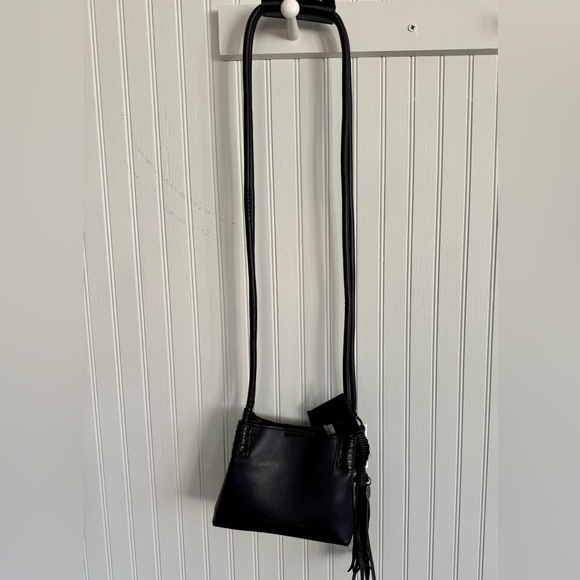 House of Harlow 1960 Black Leather Crossbody Bag - Picture 5 of 6